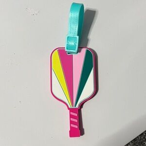 Pickleball Colorful Travel Luggage Tag NWOT